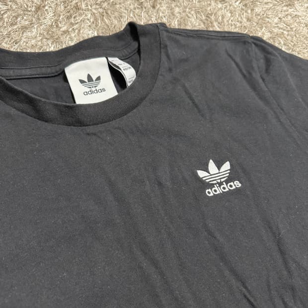 [S] 아디다스 에센셜 반팔티 블랙