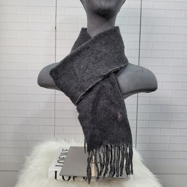 폴로랄프로렌 양면 머프러 목도리 Made in Italy 새상품급