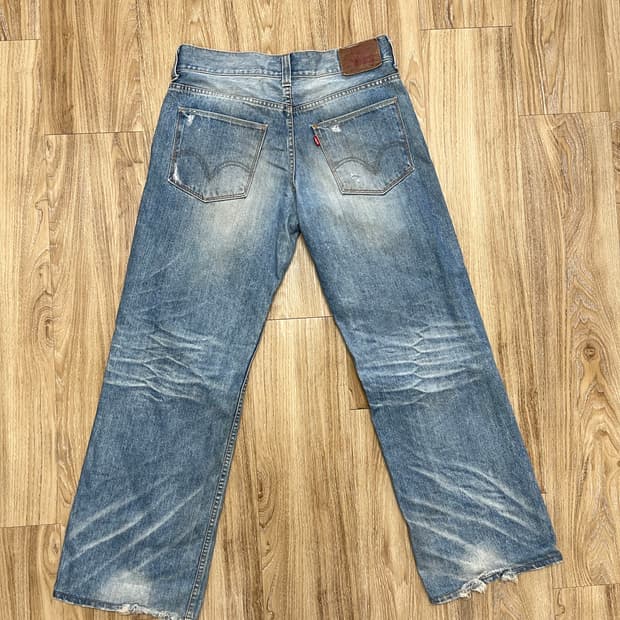 00s 리바이스 521 Wide Leg 청바지 34
