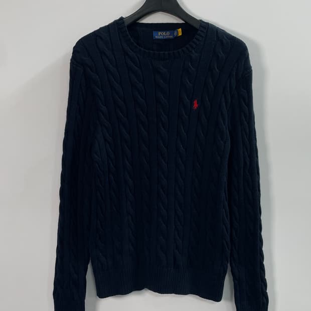 폴로 랄프로렌 케이블 라운드 니트 (on.624)