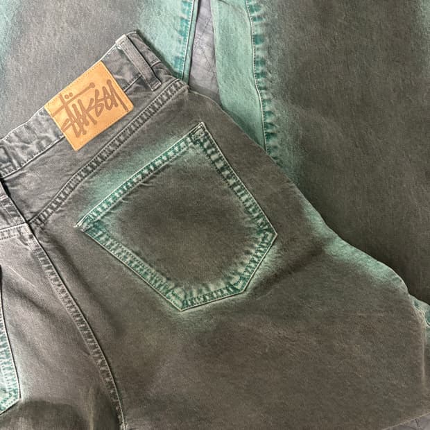 [30]스투시 spray dye Big OL’ 데님진