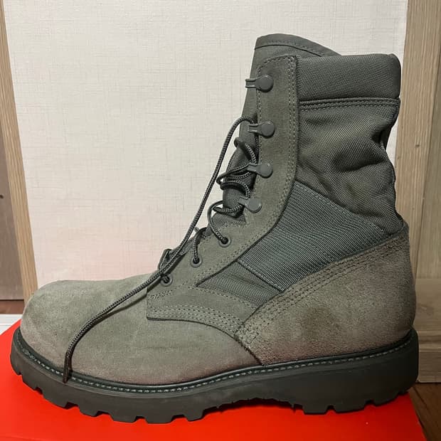 밀리터리 부츠 sage green 11