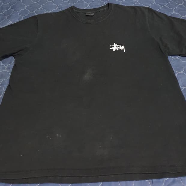 (온두라스) 스투시 베이직 반팔티 블랙 (L)