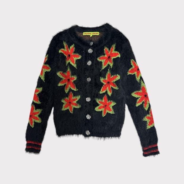 [M] 초포바로위나 플라워 가디건