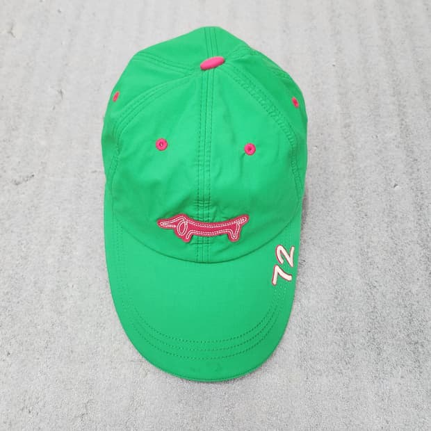 루이까스텔 정품 골프모자 올 그린 56cm