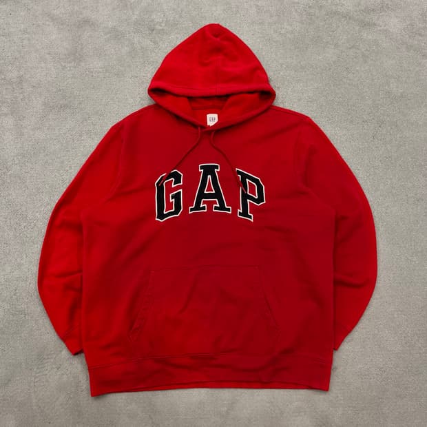 XL GAP 로고 후드티