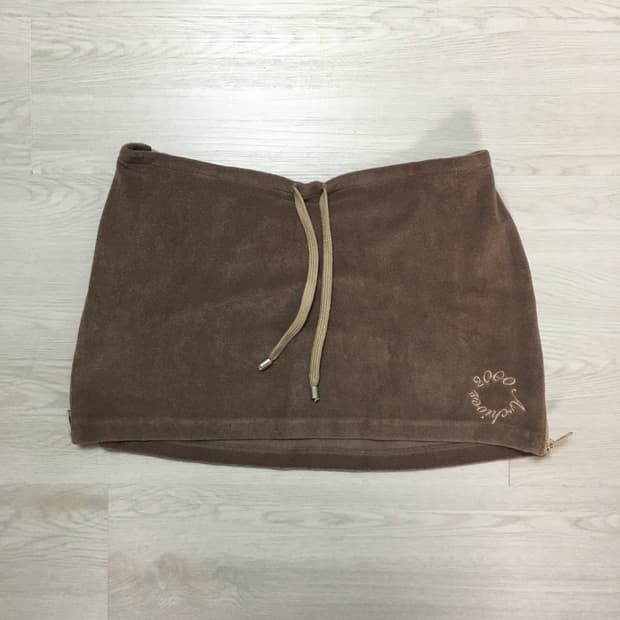 2000 아카이브스 태리 스커트 브라운