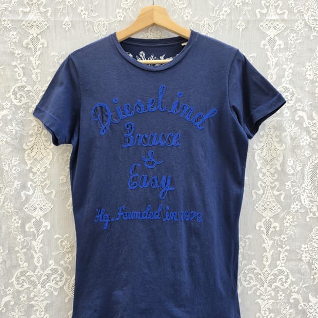 디젤 싱글스티치 반팔 티셔츠