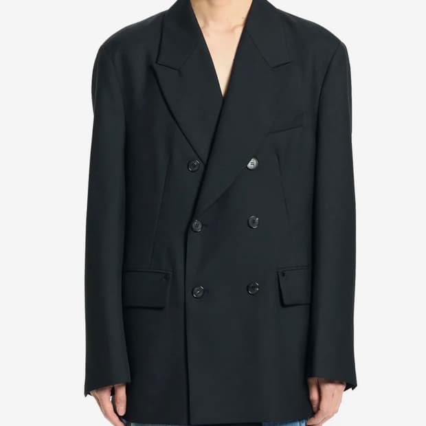 본바트 VONVAT-Wool Peaked Double Blazer (2)