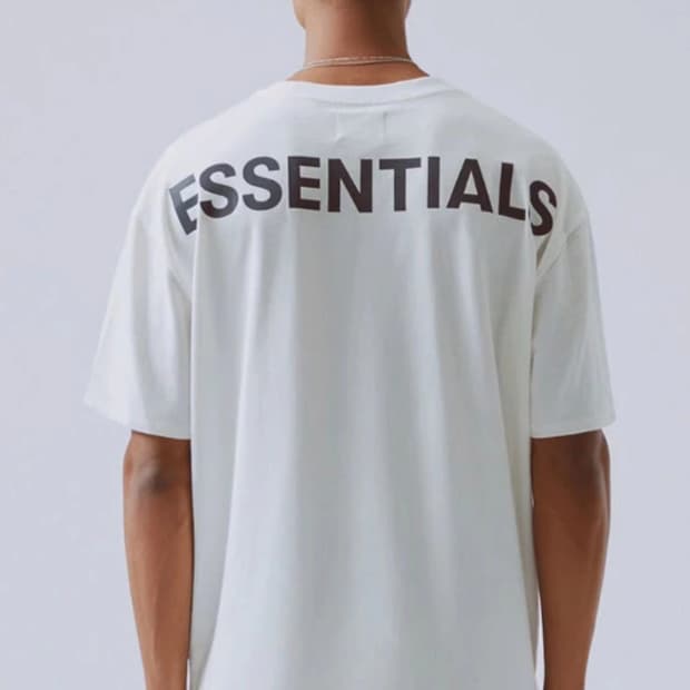 피어오브갓 에센셜 백로고 숏슬리브 XL