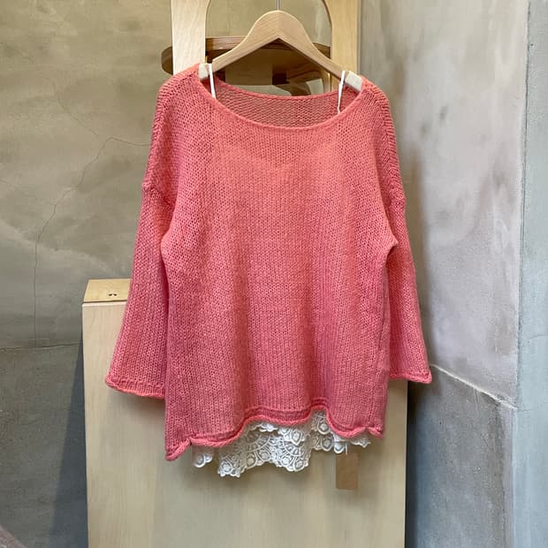 레이빔즈 레이스 니트