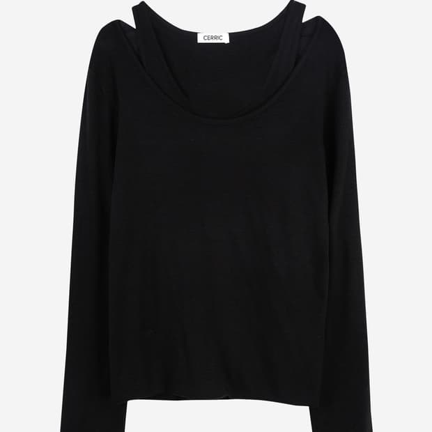세릭  2WAY LAYERED LONG TOP