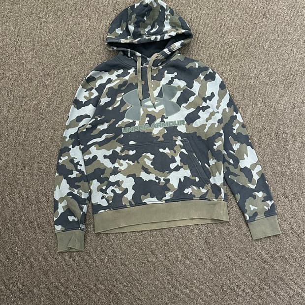 S)언더아머 콜드기어 카모 패턴 후디