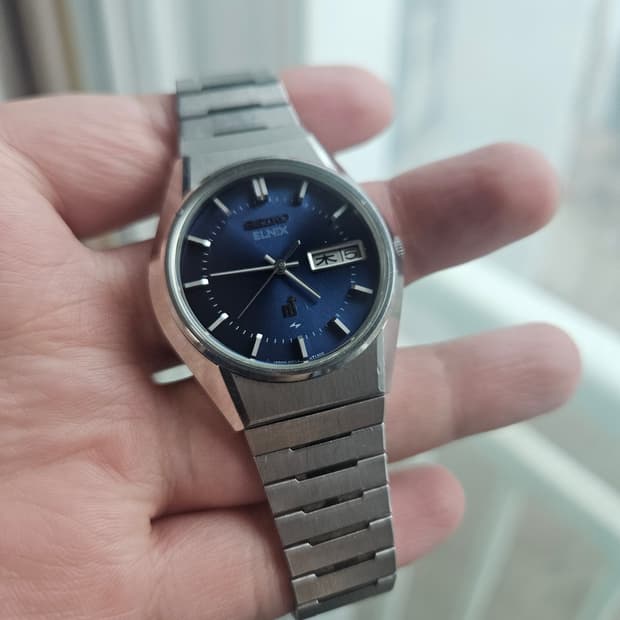 1980s 세이코 엘닉스 초레어 빈티지 시계