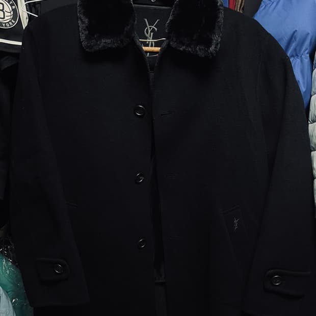 입생로랑 퍼카라 코트 판매 100사이즈