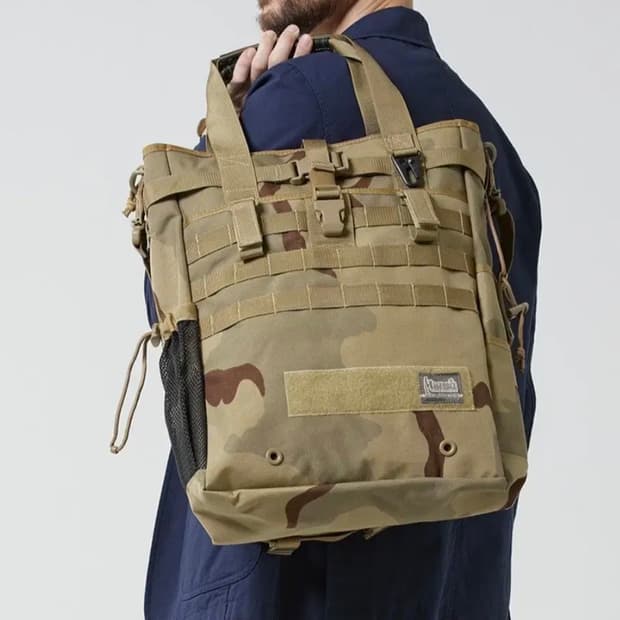 [맥포스]블랙카이트 캐리백+m5 파우치 - 데저트 카모