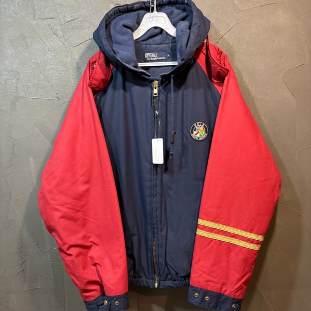 [L] POLO 폴로 랄프로렌 80‘s 빈티지 봄버 자켓