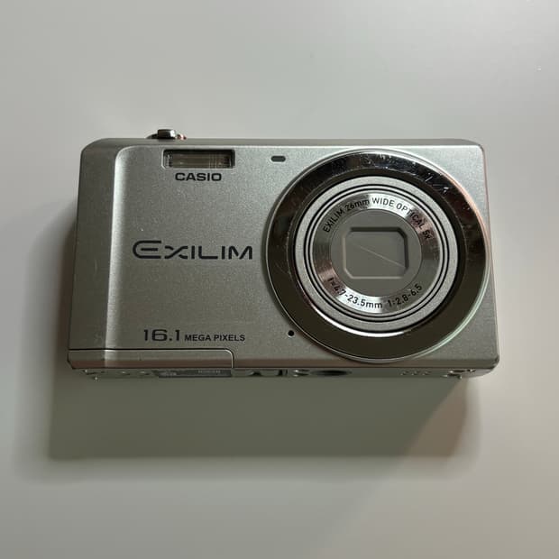 카시오 엑슬림 zs6 디지털카메라 실버 casio exilim
