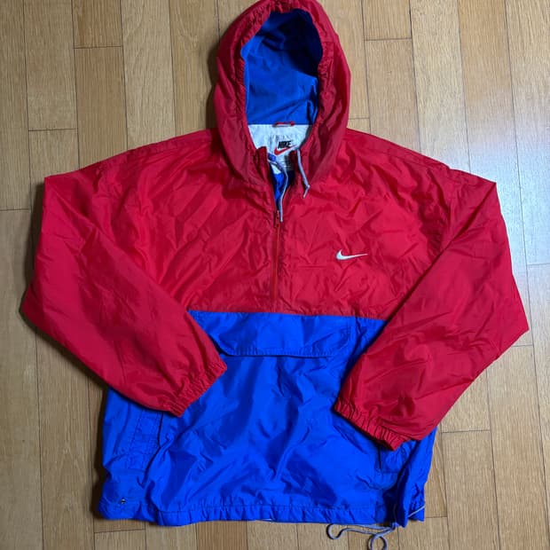 90s 올드 나이키 풀오버 아노락 XL