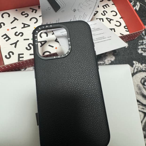 케이스티파이 아이폰15프로 가죽케이스 새상품