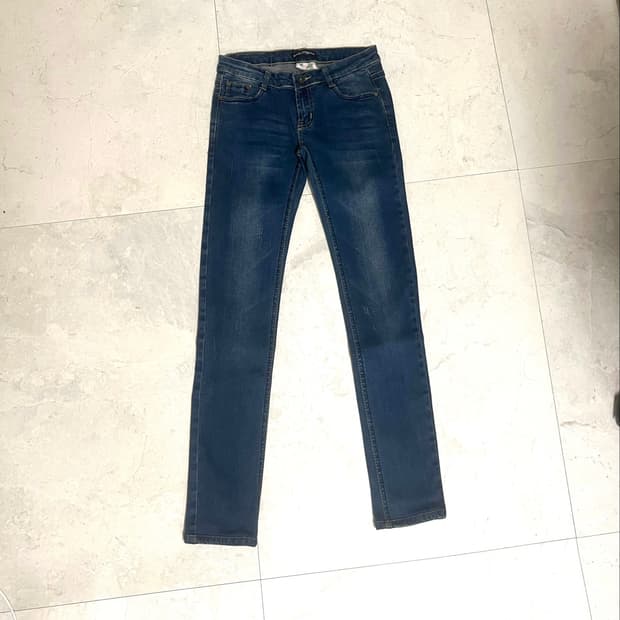 돌체앤가바나 은장 14라인 데님 청바지