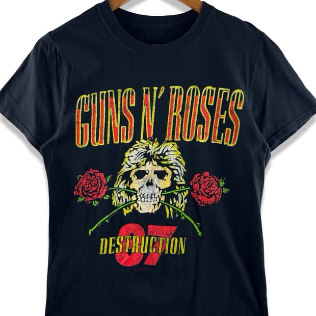 건즈앤로지스 1987 UK 투어 티셔츠3229