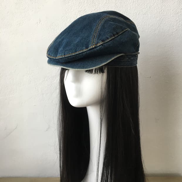 denim hunting cap