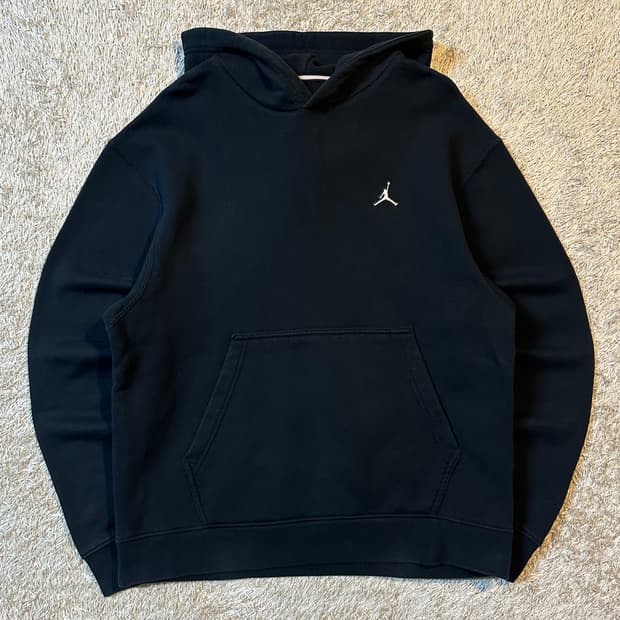 나이키 조던 AIR JORDAN 에센셜 플리스 풀오버 후드티 블랙