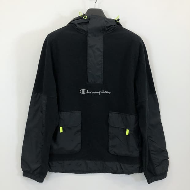 챔피온 우븐배색 아노락후드 L 