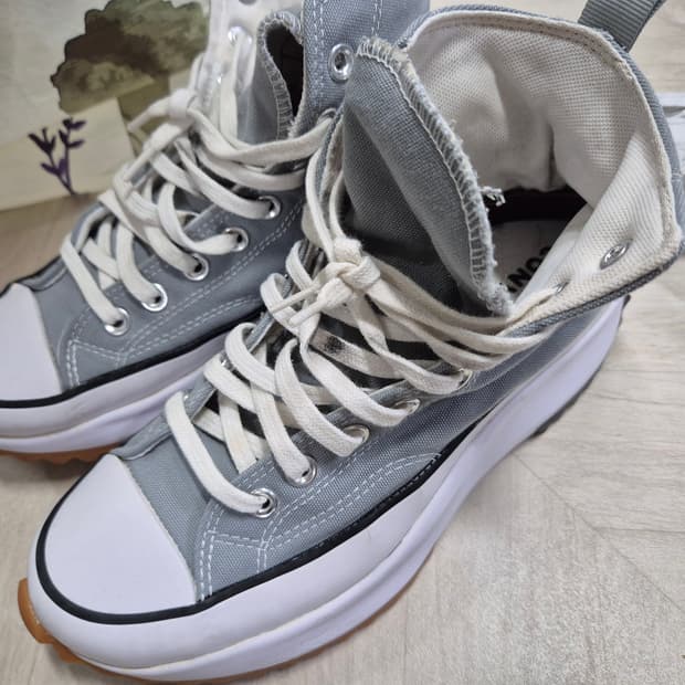 정품 컨버스 러스타 하이크 하이