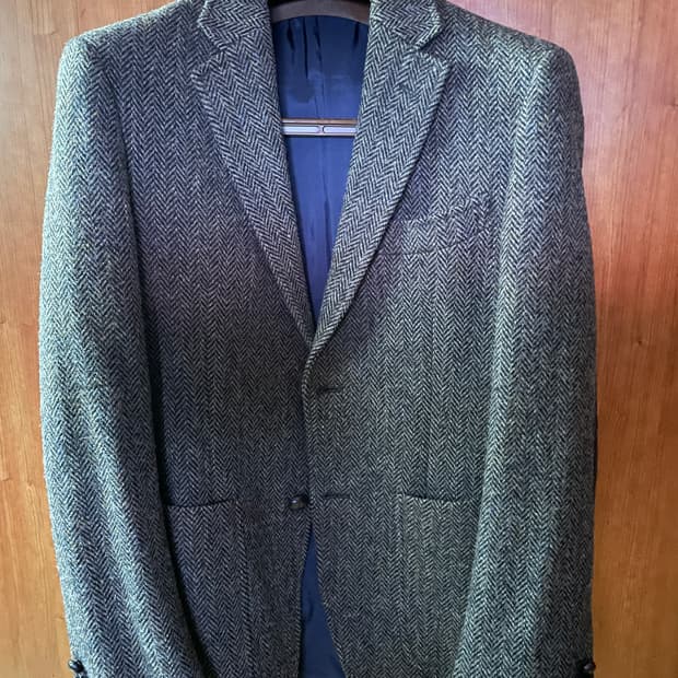 켄트 해리스 트위드 자켓