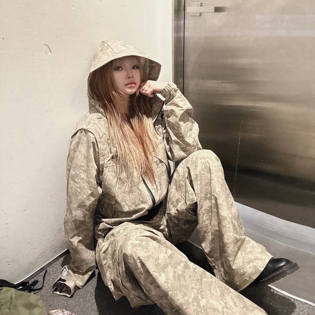 #FR2 밀리터리바람막이 M사이즈 새상품