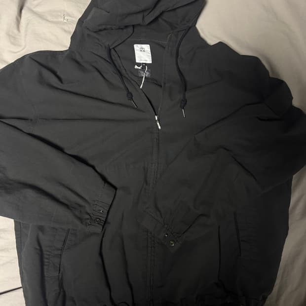 3) 폴리테루 유즈드 집후디 집 후디 파카 후드집업 차콜