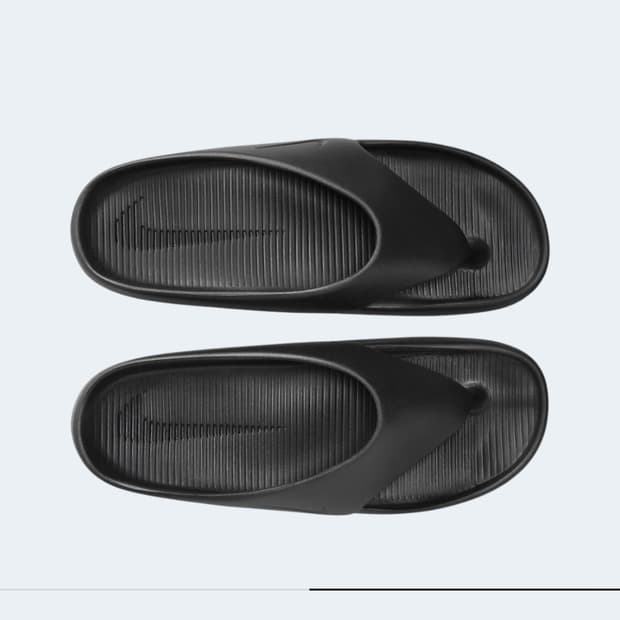 나이키 calm flip flops black