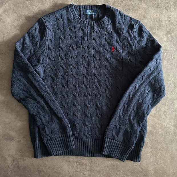 폴로 랄프로렌 케이블 니트