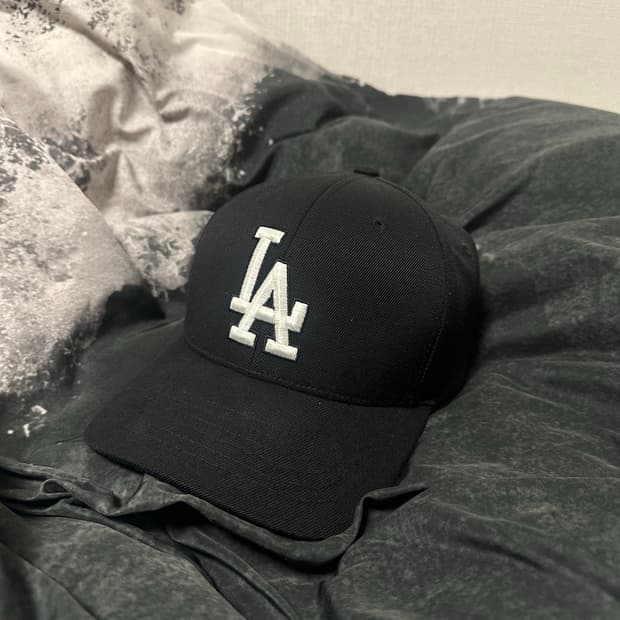 MLB 엠엘비 LA다저스 블랙 볼캡 모자 M-XL