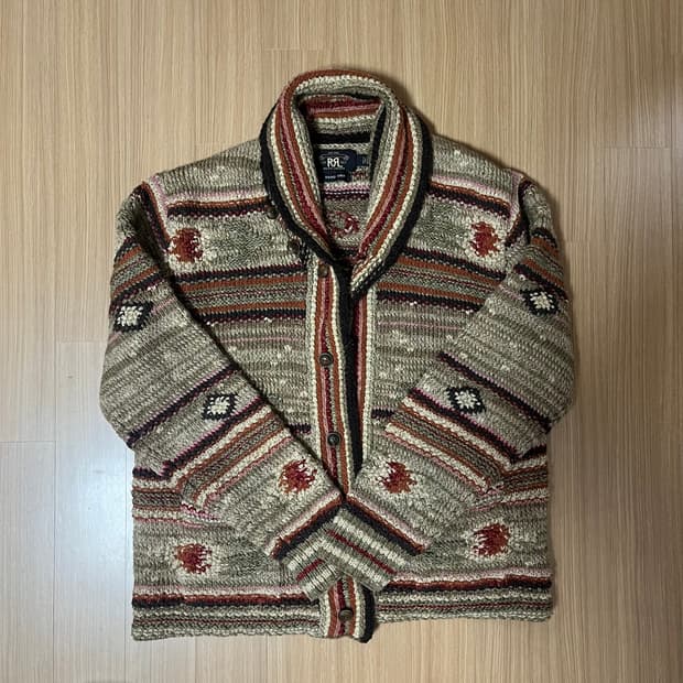 RRL 웨스턴 숄카라 니트 가디건