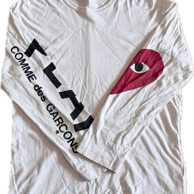 꼼데가르송 사이드 프린팅 롱슬리브(L)