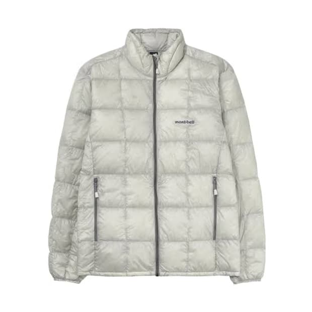 몽벨 슈페리어 다운 자켓 화이트그레이 L