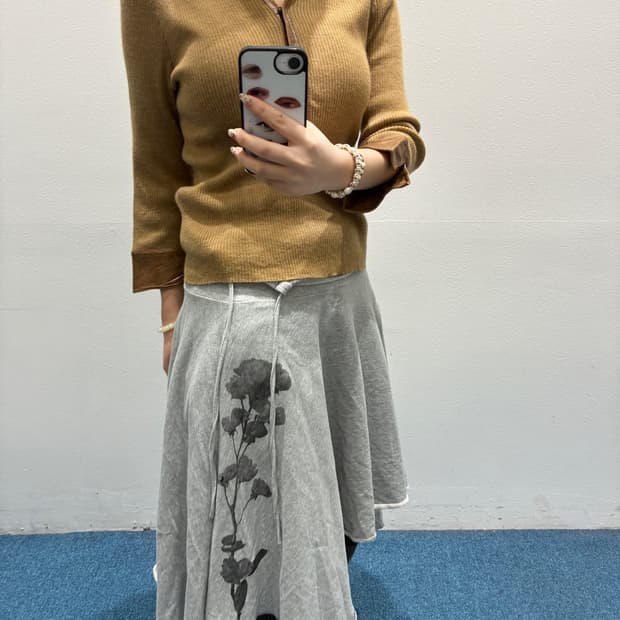 빈티지 카라 니트