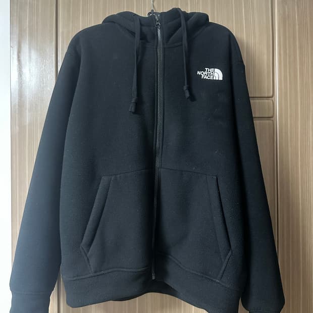 노스페이스 블랙 후드집업 M 95