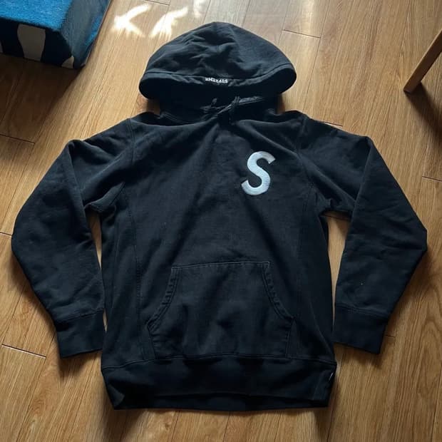 슈프림 S로고 후드