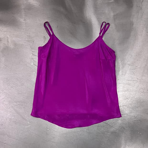  dkny 실크 슬리브리스 탑 y16098