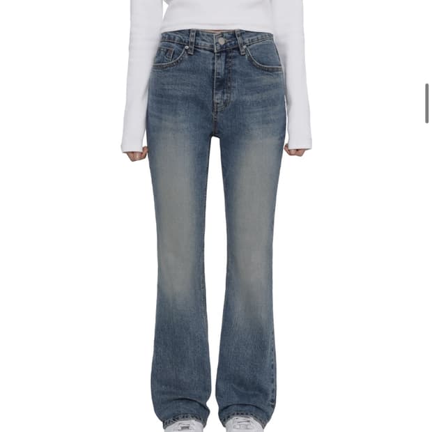 블랙업 - Bdenim 020 빈티지 슬림 부츠컷 (short s)