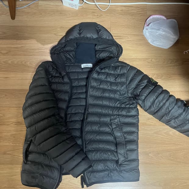 [L]스톤아일랜드 가먼트다잉 경량 패딩