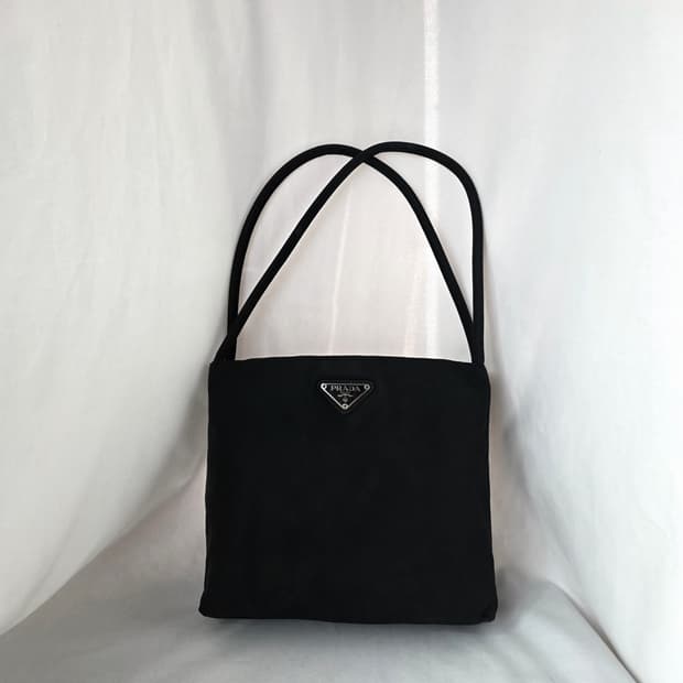[정품 PRADA] 프라다 두줄 나일론 토트백 스몰