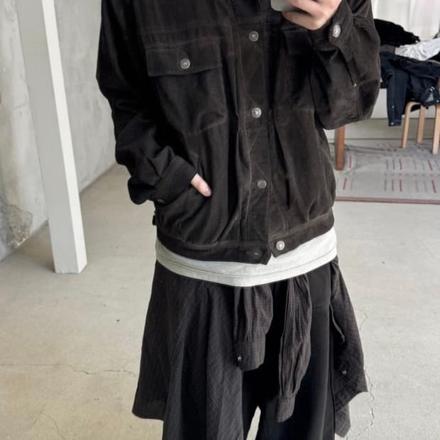 초판 폴리테루 카모 브라운 트러커