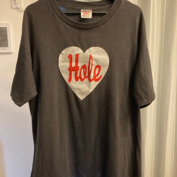 Hole band 90s t shirt