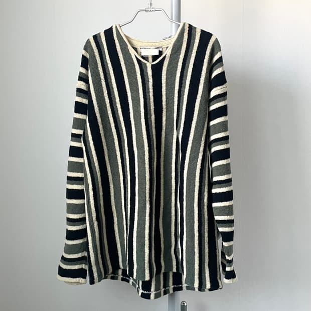 캐서린햄넷 스트라이프 니트