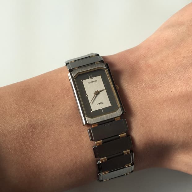 80s seiko arc tank quartz